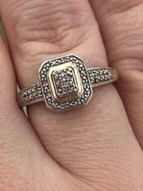 Vintage Stering Silver 10k Yellow Gold    FIRM PRICE 🎈🎈